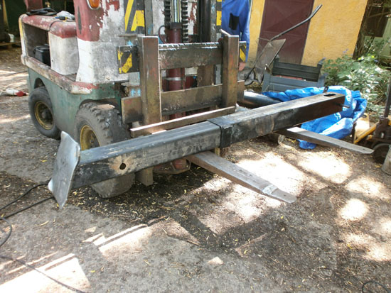 A meghibásodott talpaló munkahenger